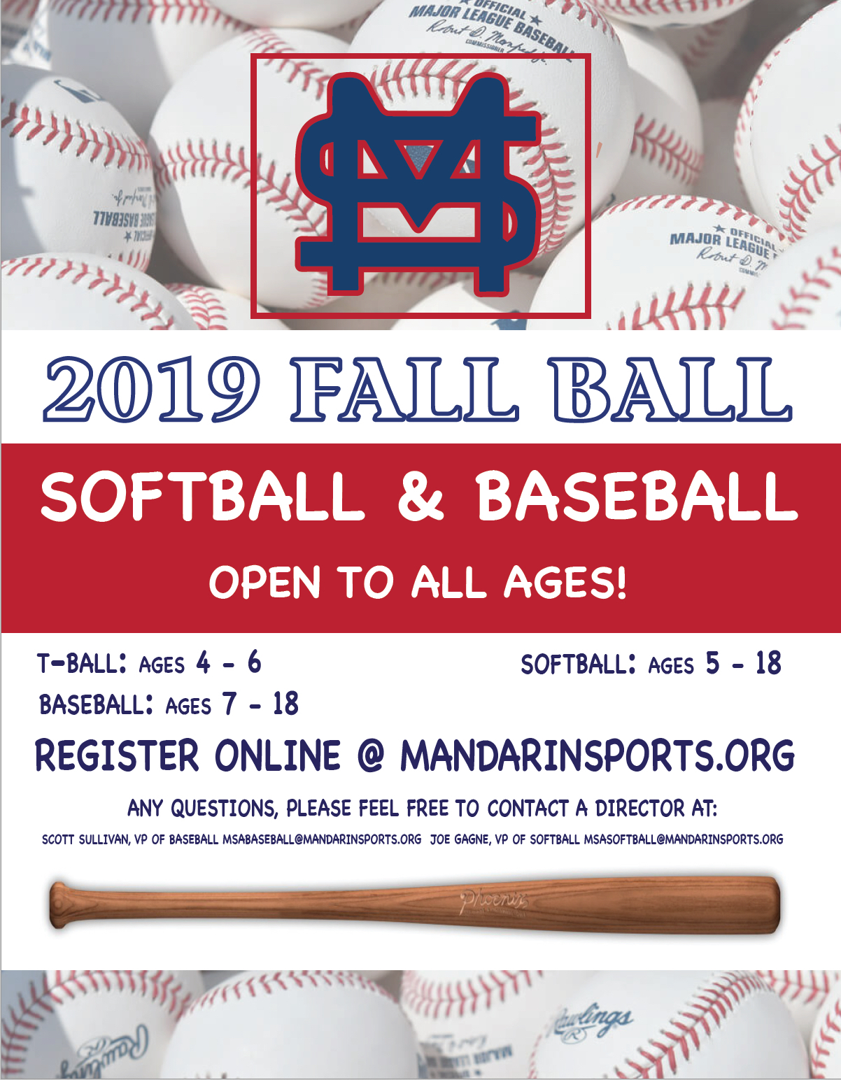2019 Fall Ball Registration is OPEN